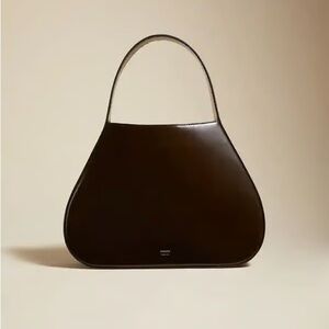 KHAITE Small Ada Hobo Bag in Dark Brown